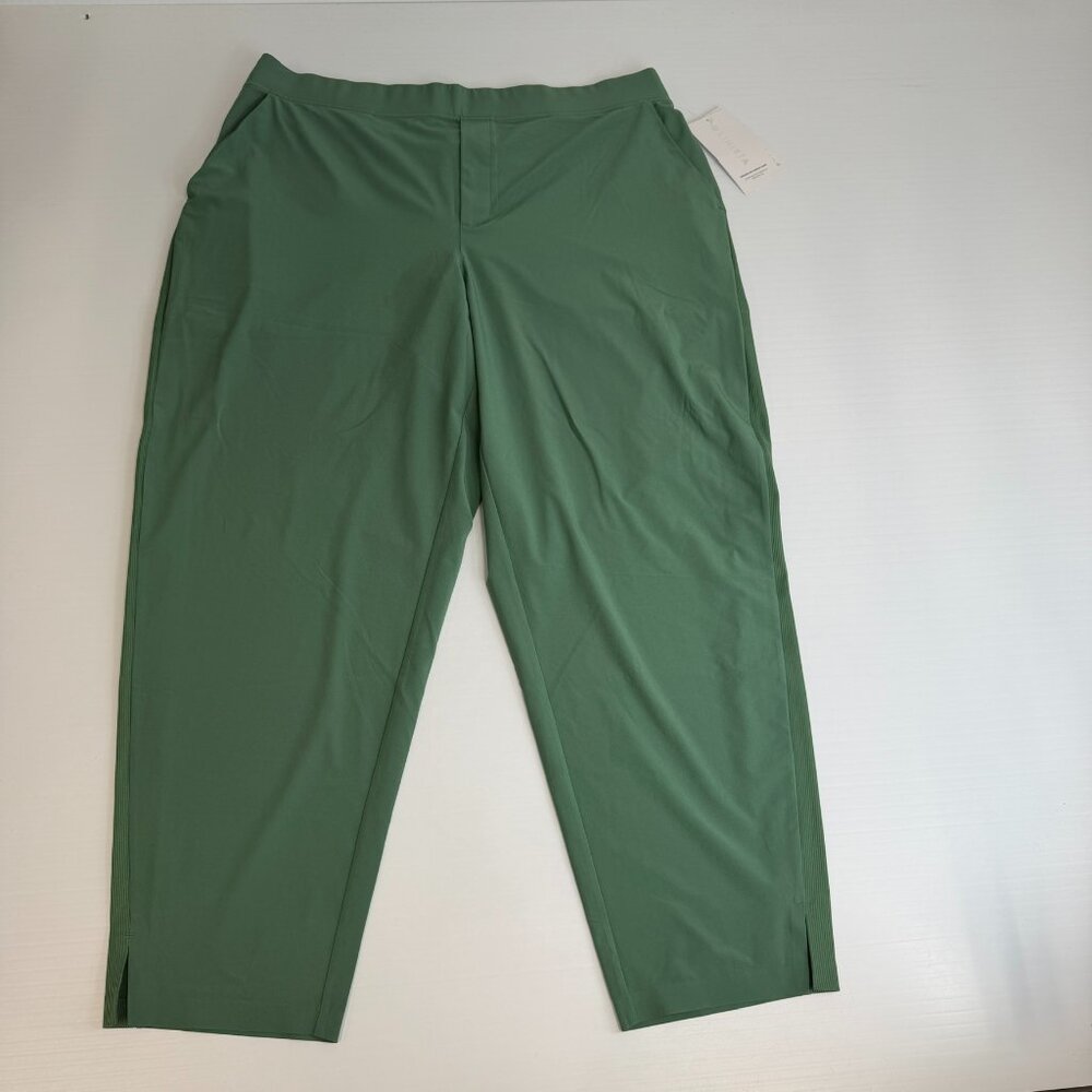 Athleta Pant Women 18 Plus Brooklyn Ankle 36x28 Stretch Work Party Gym Core Ne